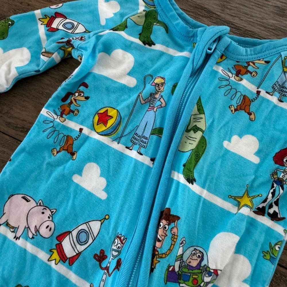 Little Sleepies Disney Toy‎ Story Bamboo Zippy Preemie Blue Woody Buzz Lightyear